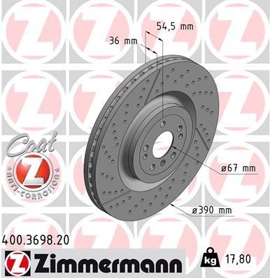 Zimmermann bremsscheibe - zimmermann,